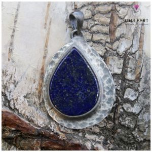 Lapis lazuli i srebro - wisior 1417a - ChileArt